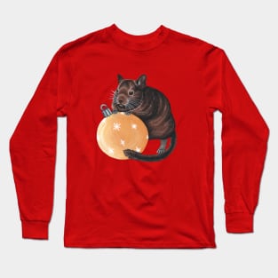 Christmas Degu Long Sleeve T-Shirt